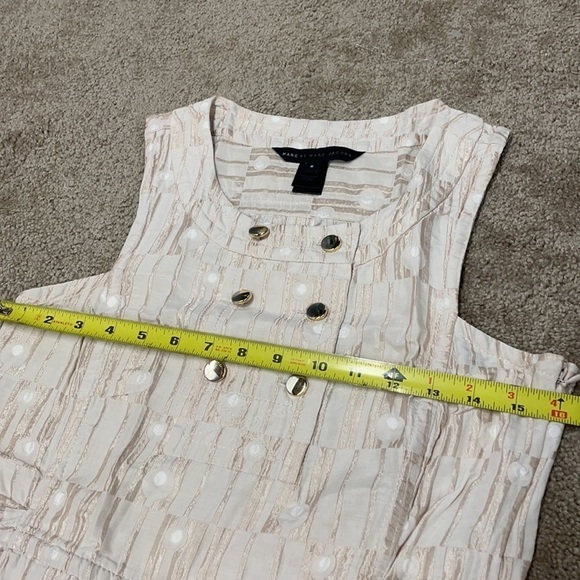 Marc by Marc Jacobs Cream Dress with gold buttons - Picture 10 of 13